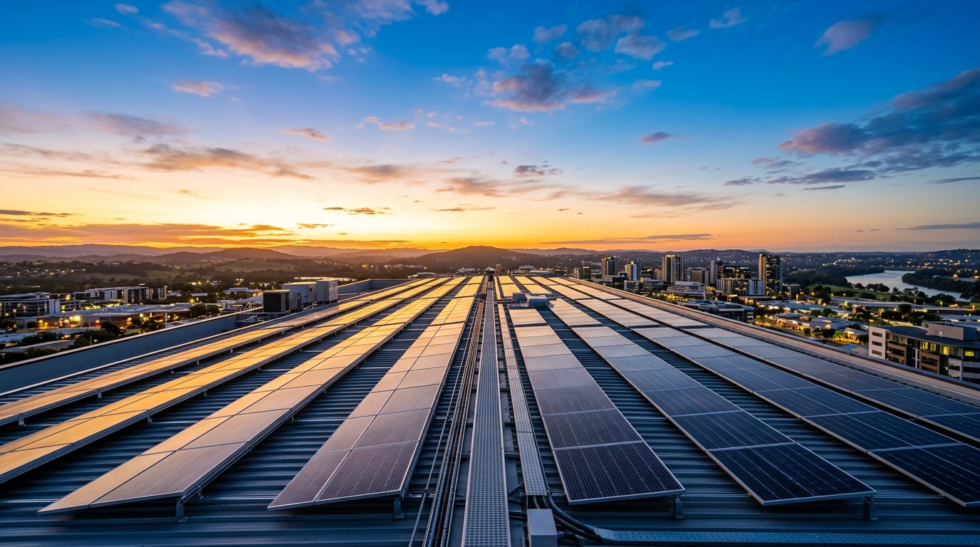 Solar panels installation